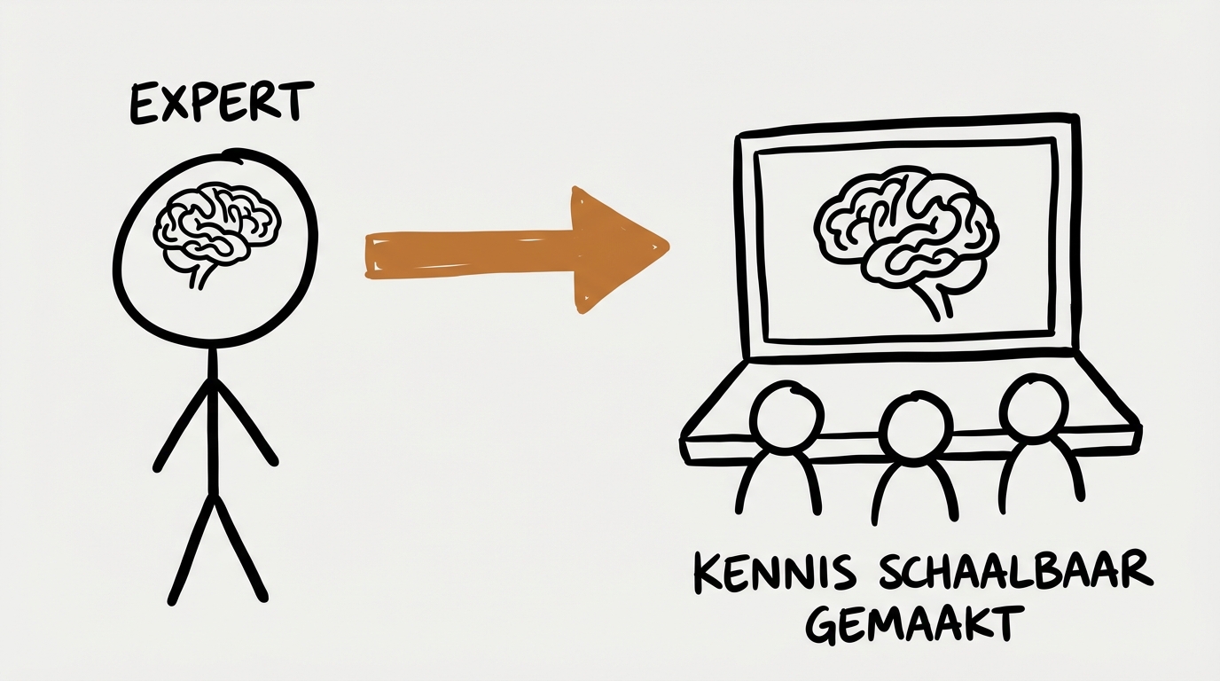 Kennis schaalbaar gemaakt: van expert naar digitale tool